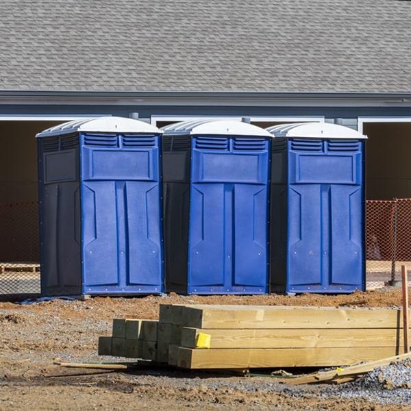 are there any restrictions on what items can be disposed of in the portable restrooms in Kerr